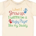 thumbnail image 4 of Inktastic Rugby Player Like Daddy Boys or Girls Baby Bodysuit, 4 of 5