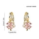 thumbnail image 2 of Pendientes de bisutería de moda Pendientes de diseño de dos piezas esmaltados en color naranja ---- Blancos - Código de producto 61570 Blanco, 2 of 3
