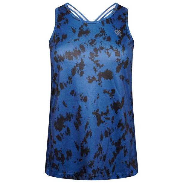 Dare 2B - Camiseta sin Mangas Ardency II Teñida con Nudos para Mujer (Azul Espacial)