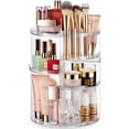 thumbnail image 1 of Organizador de maquillaje Masirs, estante giratorio y ajustable en altura, 1 of 6