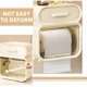 thumbnail image 2 of Dispensador de pañuelos de pared, caja para toallas de papel, organizador de rollos de papel para cocina y baño., 2 of 7