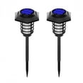 thumbnail image 1 of Solar Dynaming Flame Lights Outdoor Waterproof Flickering Flame Torch Light Landscape Lamp 66led 2 Pack, 1 of 5