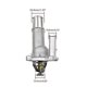 thumbnail image 5 of Aluminum Engine Thermostat Housing Water Pipe for 3 5 MX-5 Focus LFDE LF70-15-170 LF7015170, 5 of 5