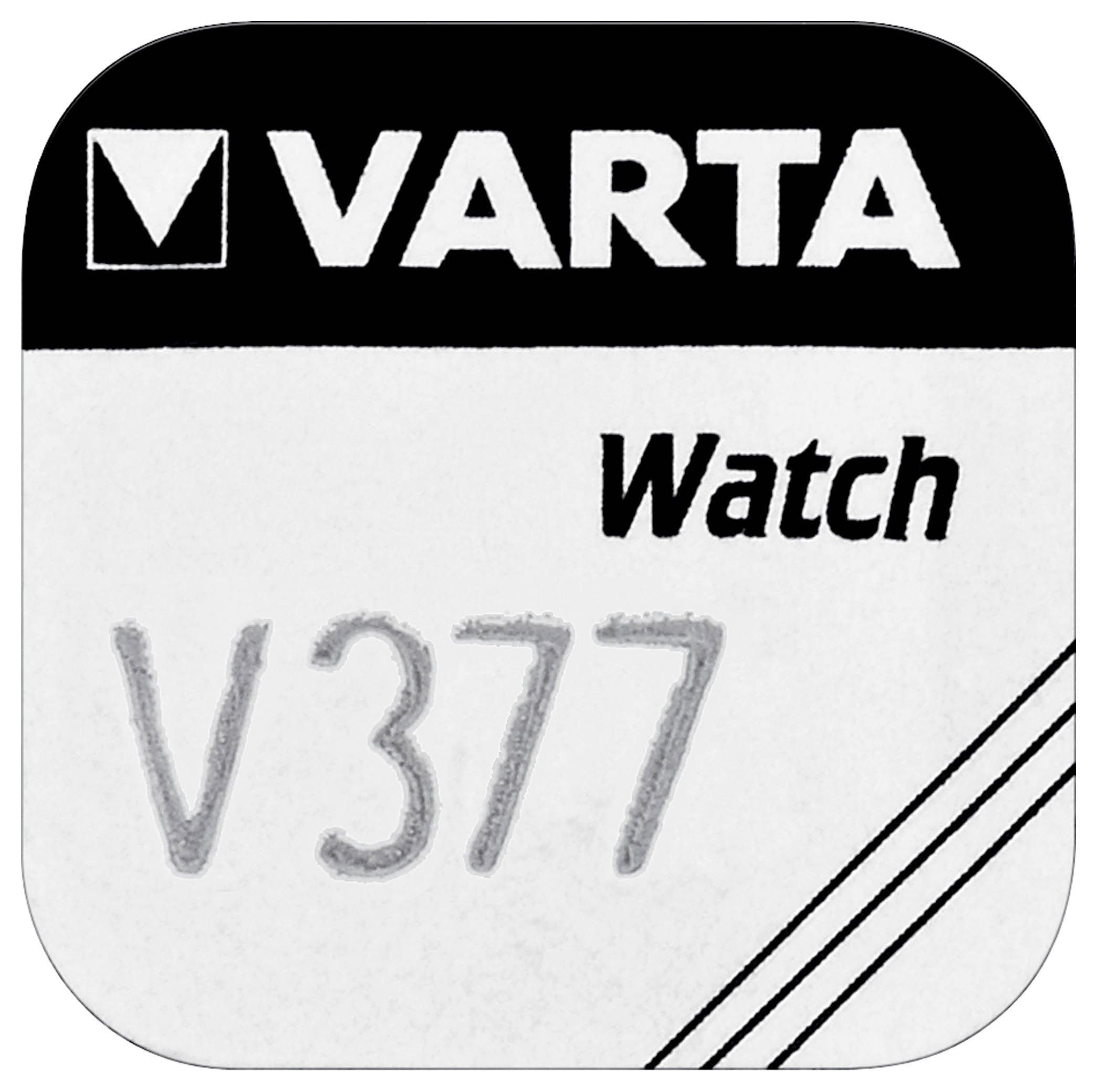 Varta VARTA-377-PILL-BOX 24mAh 1.55V Electronic Silver Oxide Coin Cell  Battery 