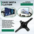 thumbnail image 2 of Adjustable Portable Monitors Bracket Plate Supports 17mm Head 75x75mm 100x100mm Wall Mount Arm Mount Stand, 2 of 8