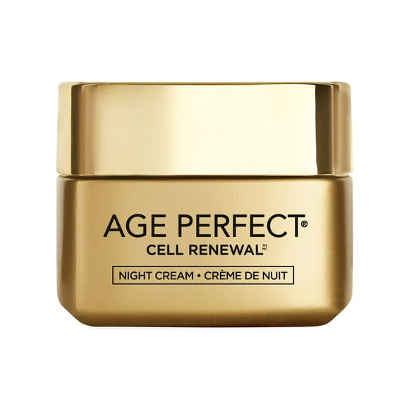 L'Oreal Paris Age Perfect Cell Renewal Night Face Cream Moisturizer with LHA, Anti-Aging, 50 ML