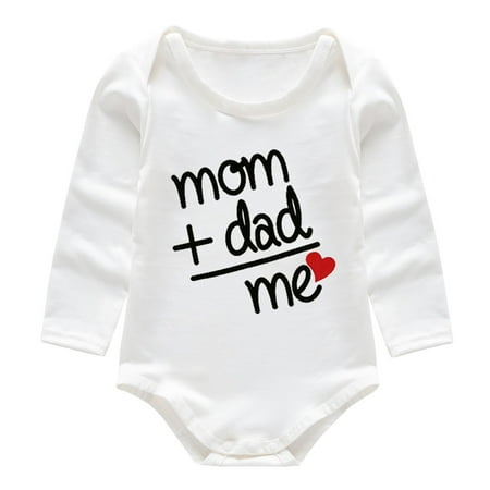 

YWLINK Toddler Kids Baby Girls Boys Romper Crewneck Long Sleeve Letter Print Bodysuit Casual Jumpsuit Fall Winter Outfit