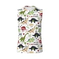 thumbnail image 6 of Picia Dinosaur mens Cotton Tank Undershirts , Moisture-wicking Ribbed Tanks, Lightweight Cotton Tank Undershirts-Medium, 6 of 8