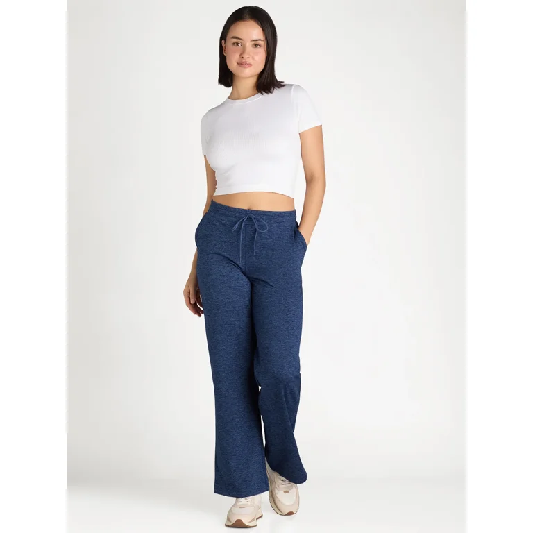 Athletic Works Women's and Women's Plus ButterCore Wide Leg Athletic Works Women's and Women's Plus ButterCore Wide Leg