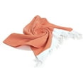thumbnail image 6 of SMYRNA TURKISH COTTON Original Series Turkish Beach Towel Oversized, 37x71 inch, Extra Large Quick Dry Sand Free Beach Blanket, Lightweight Cotton Pool, Spa, Travel, Gym, Adult Bath Towel, Orange, 6 of 7