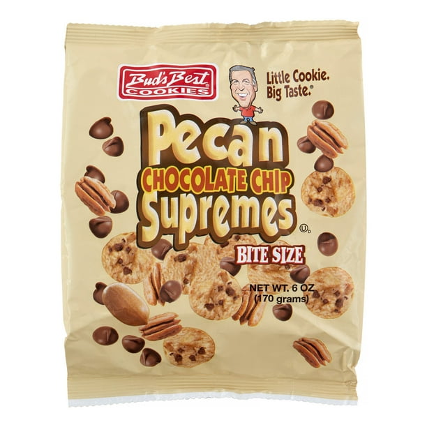 Buds Best Pecan Chocolate Chip Supreme Cookies, 6 Oz.