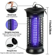Electric Fly Bug Zapper Mosquito Insect Killer LED Light Trap Pest Control Lamp Black
