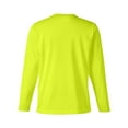 thumbnail image 5 of Harriton M118L Unisex Charge Snag and Soil Protect Long Sleeve T-Shirt-Safety Yellow-2XL, 5 of 6