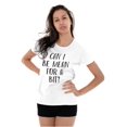 thumbnail image 5 of Funny Can I Be Mean For A Bit Joke Womens Fitted Plus Size Graphic Tee Brisco Brands 2X, 5 of 6