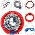 thumbnail image 2 of Car Audio Amplifier Wiring kit, 1 Set of 10GA Car Audio Wire Wiring Kit Car Speaker Woofer Cables Car Power Amplifier Audio Line Power Line for Car Modification, 2 of 5