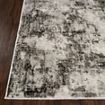 thumbnail image 3 of BNM Distressed Modern Indoor Area Rug, 10' x 14', Charcoal, 3 of 7