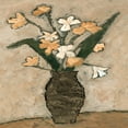 thumbnail image 2 of Bagnato, Judi 12x12 Black Ornate Wood Framed with Double Matting Museum Art Print Titled - Yellow Flowers From B, 2 of 4