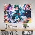 thumbnail image 3 of My Hero Academia Tapestry, Anime Wall Poster Art, Wall Tapestry For Bedroom Living Room Dorm Room, Wall Hanging For Festival Party Events Background Photography Backdrop, 60x40 Inch, 3 of 9