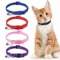 thumbnail image 2 of Visland Collier pour Chat avec Clochette Collier de Sécurité pour Chat Doux avec Boucle à Dégagement Rapide Collier en Nylon Ajustable pour Chats Chiot, 2 of 8