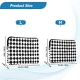 thumbnail image 3 of FORMRS 15-15.6 inch Laptop Sleeve Case Soft Carrying Quilted Computer Bag Cover, Black and White Geometric, 3 of 6