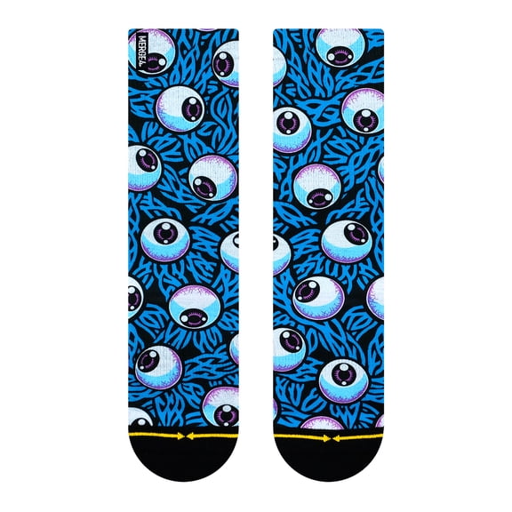 Jimbo Eye Blue Crew Socks