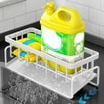 thumbnail image 5 of Stainless Steel Kitchen Shelf Drainer, Organizer for Soap/Sponge/Wipes, Space-Saving, Easy to Clean, 5 of 6