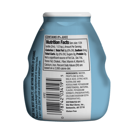 Great Value Natural Water Enhancer Great Value Natural Water Enhancer