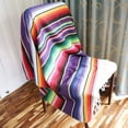 thumbnail image 2 of Couverture de Yoga Portable Serape avec Couleurs Vives Assorties *, 2 of 5