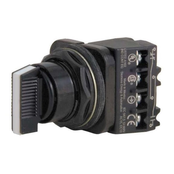 Siemens Non-Illum Selectr Swtch,30mm,3 Pos,Lever 52SX2CABA1