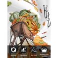 thumbnail image 7 of Fall Pumpkins Cloth Napkins Set of 4 Reusable Dinner Napkins, Thanksgiving Gnomes Autumn Maple Country Rustic Cocktail Napkin Washable Table Napkins for Wedding/Holiday Party/Baby Shower 20"x20", 7 of 7
