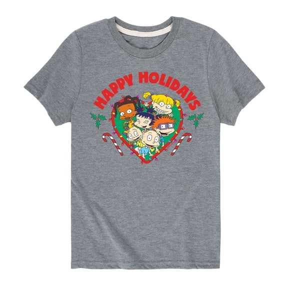 Rugrats - Toddler And Youth Christmas Short Sleeve Graphic T-Shirts