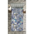 thumbnail image 3 of Ambesonne Moroccan Quilted Bedspread Set 2 Pcs, Mediterranean Vintage, Twin Size, Multicolor, 3 of 3