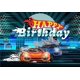 thumbnail image 3 of Fondo de fotografía de coche de carreras, decoraciones para fiesta de cumpleaños, decoración de fondo, pancarta para baby shower, foto personalizada, Caitoon Hot Wheels, 3 of 5