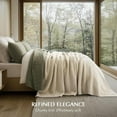 thumbnail image 6 of EVERGRACE Chunky Chenille Knit Throw Blanket for Couch, Soft Luxurious Oversized King Moss Stitch Blanket for Bed, Large Cozy Farmhouse Knitted Throw for Sofa, Beige, 92" x108", 6 of 8