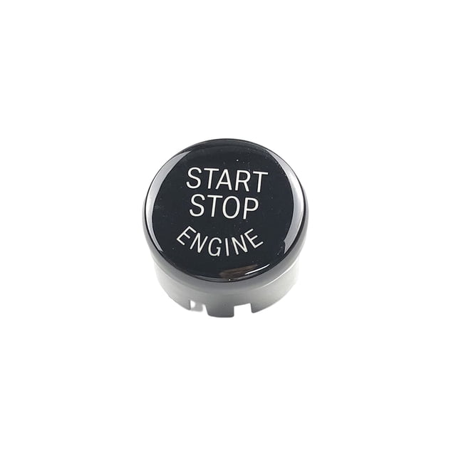 Car Start-stop Buttons High Fit Ignition Switch Small Replacing Switches Button Cover Stickers Fittings Repairing Shop Black G/F with startstop