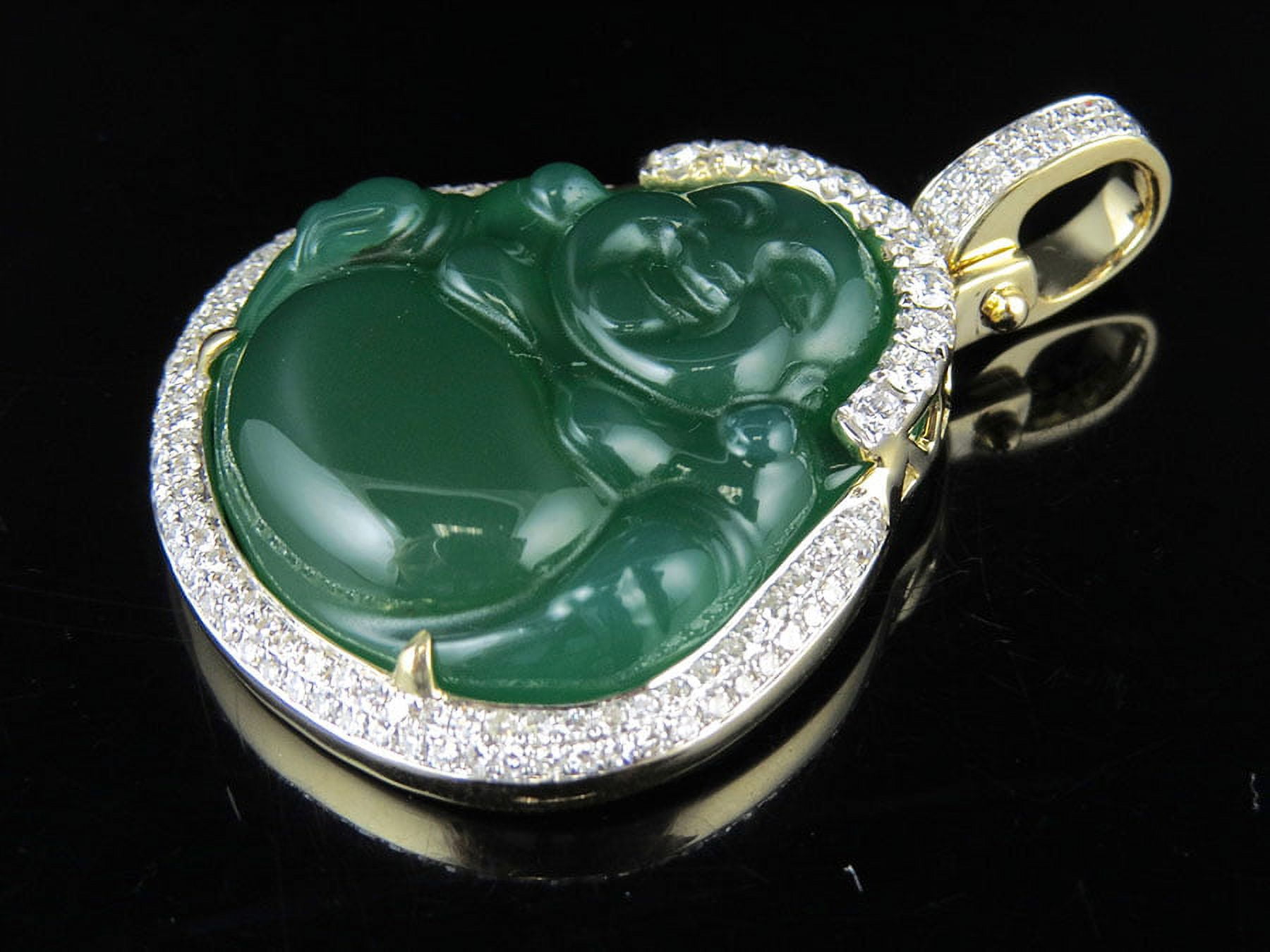 日用品の卸・仕入れ JADE BUDDA charm 14k 翡翠 - アクセサリー