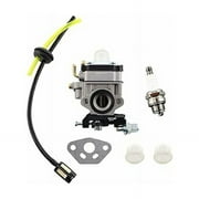 11mm Carburetor and Fuel Filter with Spark Plug for AL-KO Alko Brush Cutter BC410 BC4535 BC 4125 Engine.