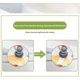 thumbnail image 4 of TRKIYQC Cepillo de palma dispensadora de jabón, cepillo de cocina multifuncional para limpieza de platos, ollas, sartenes y fregaderos TRKIYQC casual, 4 of 8