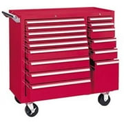 Kennedy Manufacturing B211726 39 in. 15-Drawer Roller Cabinet - Red