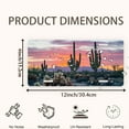 thumbnail image 2 of Desert Cacti at Sunset Funny Personalized License Plate Rust-proof Stainless Steel Metal License Plate Suitable For Men And Women 12.2" x 6.2", 2 of 7