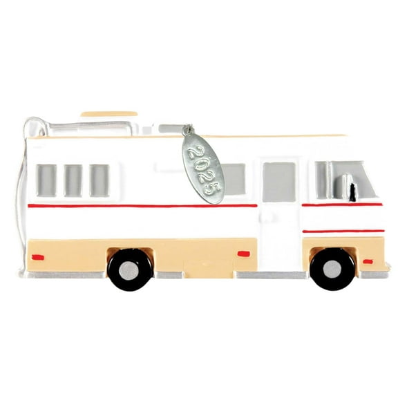 Camper Ornament - RV Christmas Ornament - Great Camper Gifts - Easy to Personalize at Home - Comes in A Gift Box So It's Ready for Giving