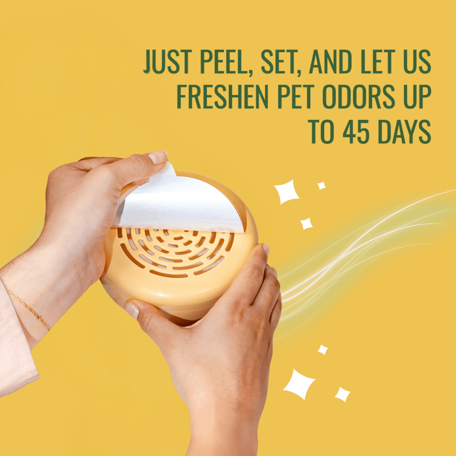 Citrus Magic Pet Deodorizing Solid Air Freshener for Pet Homes, Fresh Citrus  - 8 oz