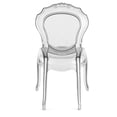 thumbnail image 4 of Princess Clear Acrylic Dining Chair with Armrest – Set of 4 Chic Transparent Dining Chairs, Sleek Acrylic Design with Armrests for Modern Dining Rooms, 4 of 4