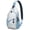Vintage, variant on Pizza Pizza Pattern Funny Foodie Cartoon Food Lightweight Sling Backpack for Travel and Outdoor Activities