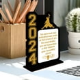 thumbnail image 1 of Fankiway 2024 Graduation Season Photo Frame Setup Wooden Combination Graduation Season Student Message Bracket Desktop Ornaments, 1 of 7