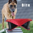 thumbnail image 1 of IKemiter Jute/Linen Dog Bite Wedge Bite Pillow with Handles Tug Training Toy, 1 of 6