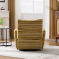 thumbnail image 6 of CKEASEAN Boucle 360° Swivel Barrel Accent Chair, Mid Century Modern Chair with Thick Cushion, Upholstered Square Chair for Living Room Bedroom Small Spaces, Fully Assembled, 6 of 26