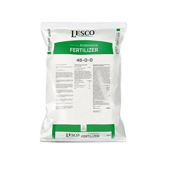 LESCO 46-0-0 Urea Fertilizer - 50 lb - Professional Turf Fertilizer - Quick Greens Up - SGN 200