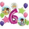 Doc McStuffins Party Supplies 6th Birthday Bubbles Balloon Bouquet Decorations 12 pcs