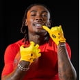 thumbnail image 3 of Grip Boost Solid Yellow Stealth 6.0 Boost Plus Football Gloves, 3 of 4